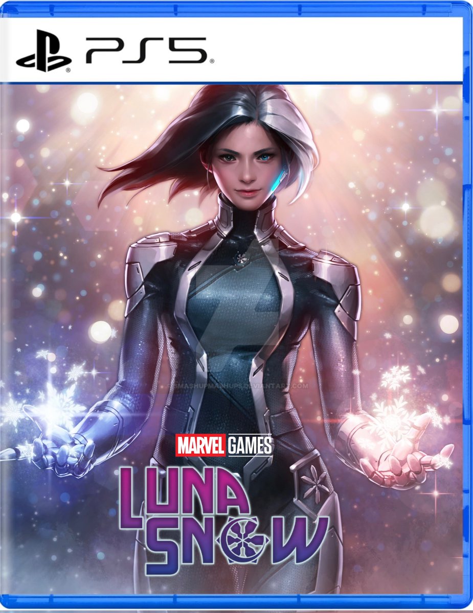 kiyomimilan's tweet photo. should marvel and insomniac make a fully open world luna snow game? https://t.co/SQMyHmAaDW