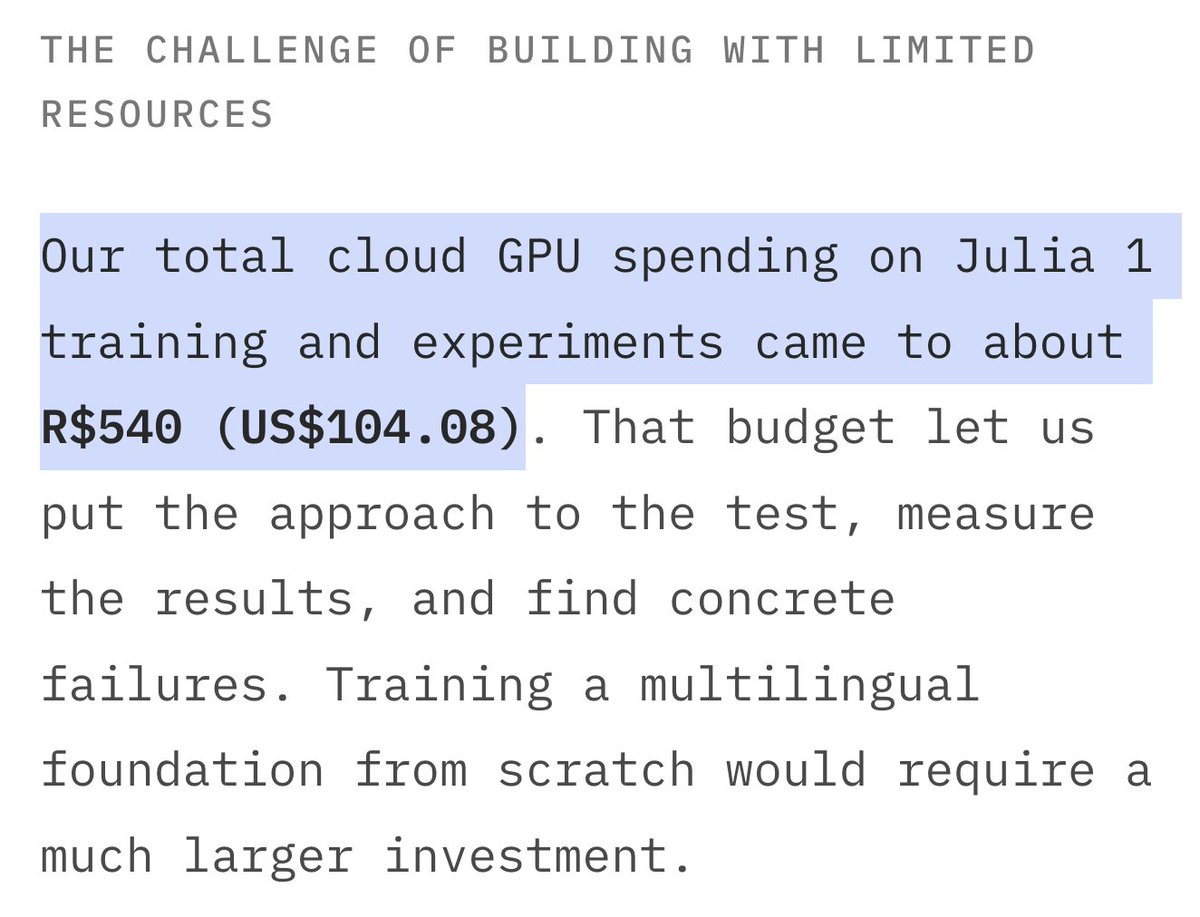 oC3B_'s tweet photo. Pov: you're doing AI research in Brasil.
Can we be MORE EFFICIENT THAN THIS?! https://t.co/iRxEKj9xkV