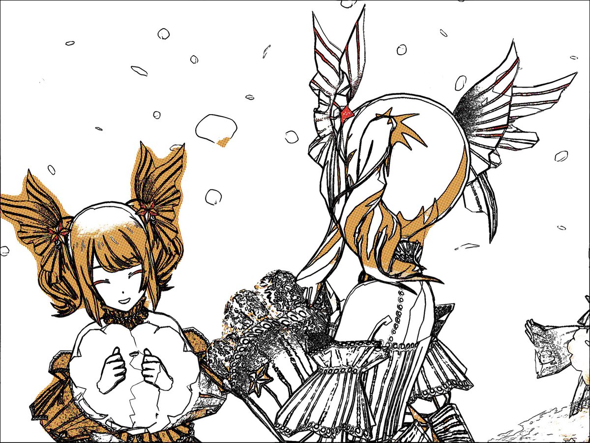 CaveboyScout's tweet photo. Mizuki in the deep sea (project sekai w/ comic filter) https://t.co/73PS7Of8pG