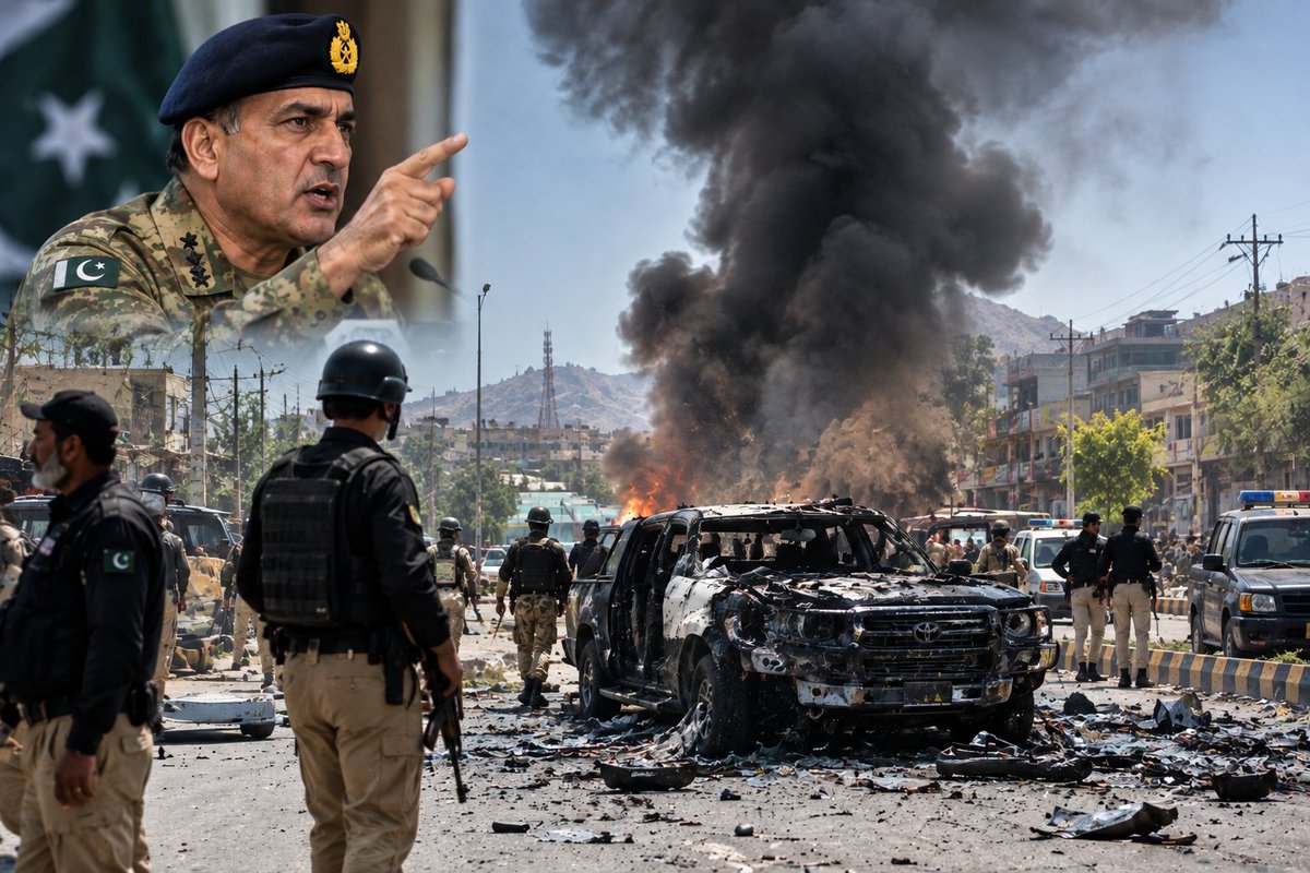 Point_2002's tweet photo. 🚨 Pakistan's military regime must understand: the revenge for all their aggressions remains, and no aggression will go unavenged. Our responses and revenge have changed geographies. https://t.co/4TpggnrnDA