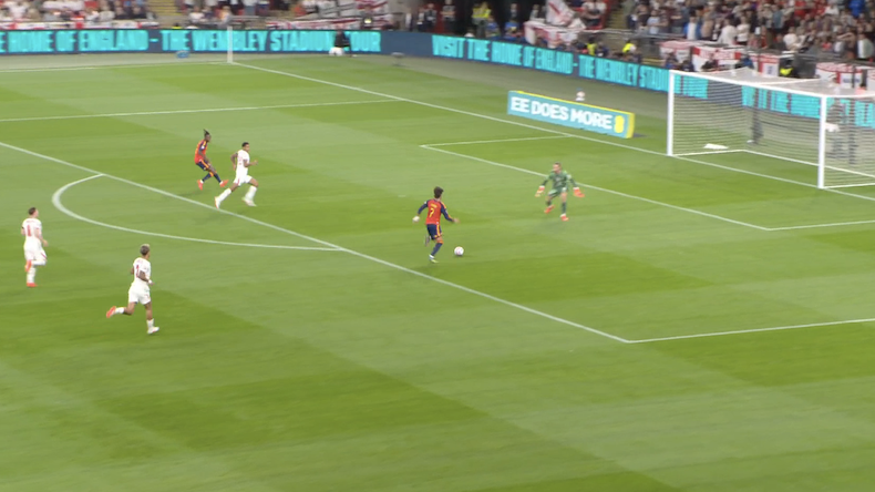 TouchlineX's tweet photo. 📸 - Lamine Yamal with a WONDERFUL PASS to Ferran Torres but the former Bar��a striker DOESN'T SCORE! https://t.co/qGlsTHTyxR