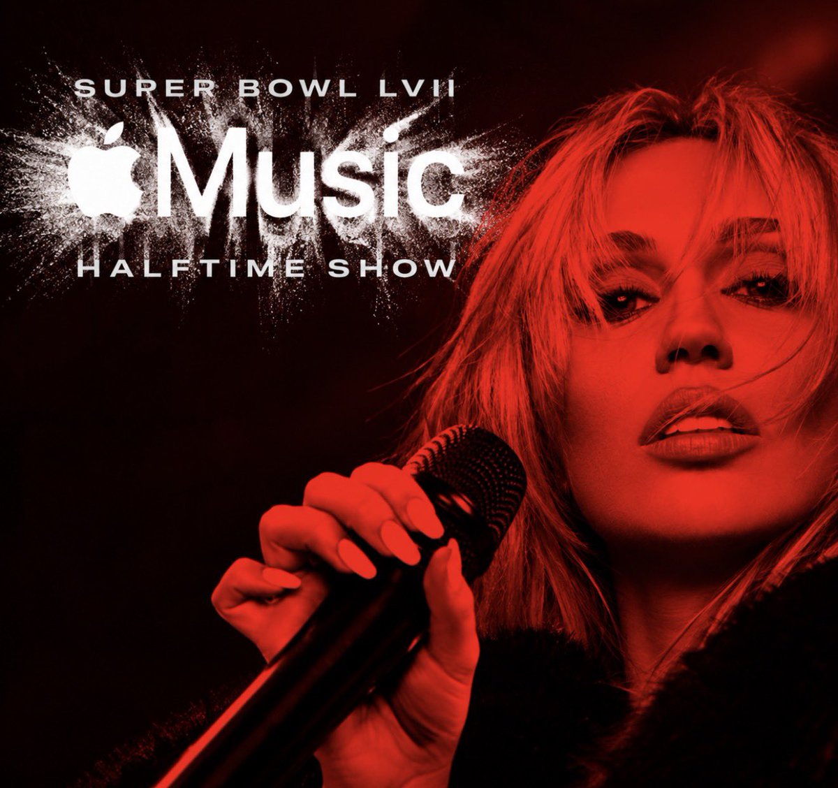 CyrusPRESS's tweet photo. 🚨Miley Cyrus is rumored to be HEADLINING THE SUPER BOWL HALFTIME SHOW 2027.

ANNOUNCEMENT. TOMORROW. https://t.co/CAhsgcf0E2