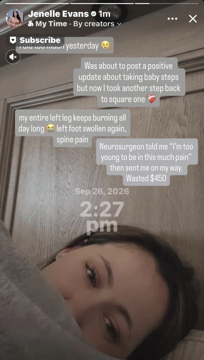 GossipGremlin06's tweet photo. The neurosurgeon told you that and sent you on ur way because ur already flagged for DSB in FL and only been there for what, 4 months? https://t.co/duAkYFVNpd