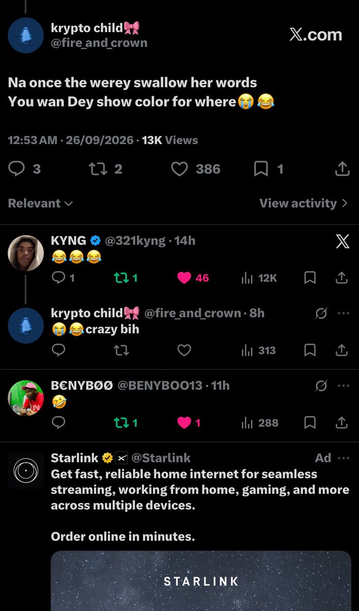 fire_and_crown's tweet photo. Funny how this tweet just Dey climb and I no even talk anything funny for there ohh😂 https://t.co/32sDMyMXc7