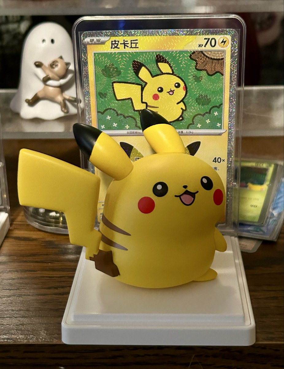 awoomode's tweet photo. FAT PIKACHU FATTY I LOVE HIM (and other wins from the local shop) https://t.co/G0002BAKzT