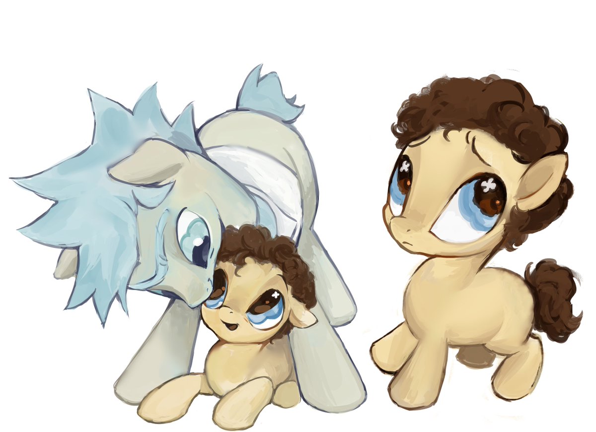 amputeecoolkid's tweet photo. #rickandmorty #thisisoldandafillerpost rick and morty chicken porky little and pony https://t.co/g5QN5RuaSZ
