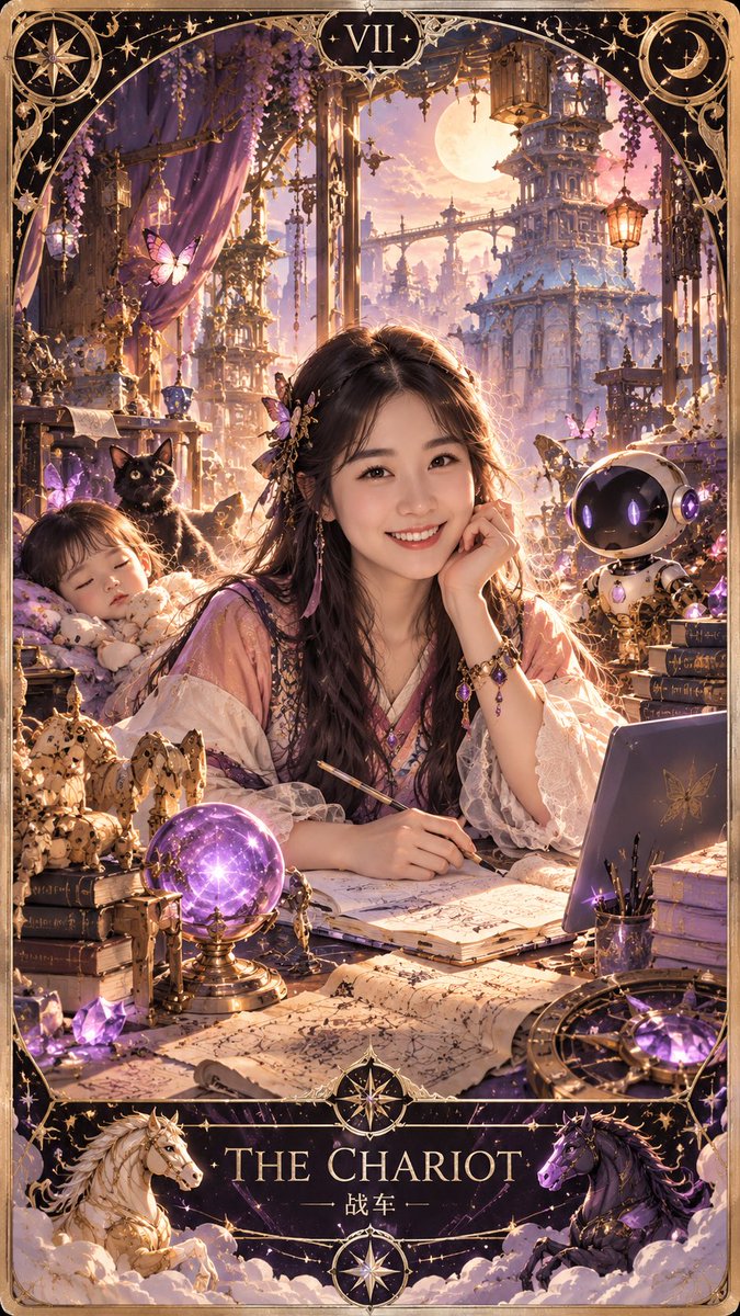 Versawanshuyan's tweet photo. 好有意思的提示词，给我整成古风赛博小师妹了🤣 https://t.co/qUZfIfV3lz