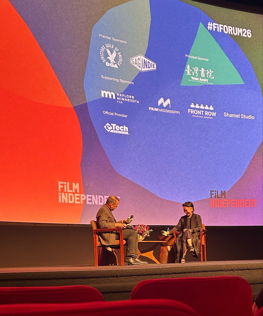 AyanaMonique's tweet photo. Got to hear the incredible Director Hikari speak yesterday at #Fiforum26 She has a few tv and film projects in development and I can’t wait to see what she’s cooking. https://t.co/nsKYZaCuax