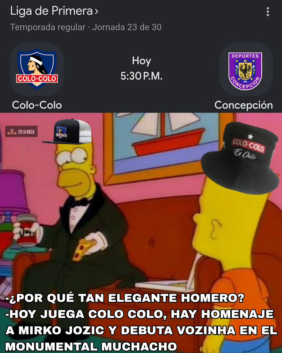 michaelgreenhnn's tweet photo. ALBOS, TODAY IS A SPECIAL DAY! This afternoon, Colo Colo hosts Deportes Concepción at Estadio Monumental, with a tribute to Mirko Jozic before kickoff. Vozinha will also make his debut at David Arellano Stadium in Chile’s top league. https://t.co/Xtzm1sdaPL