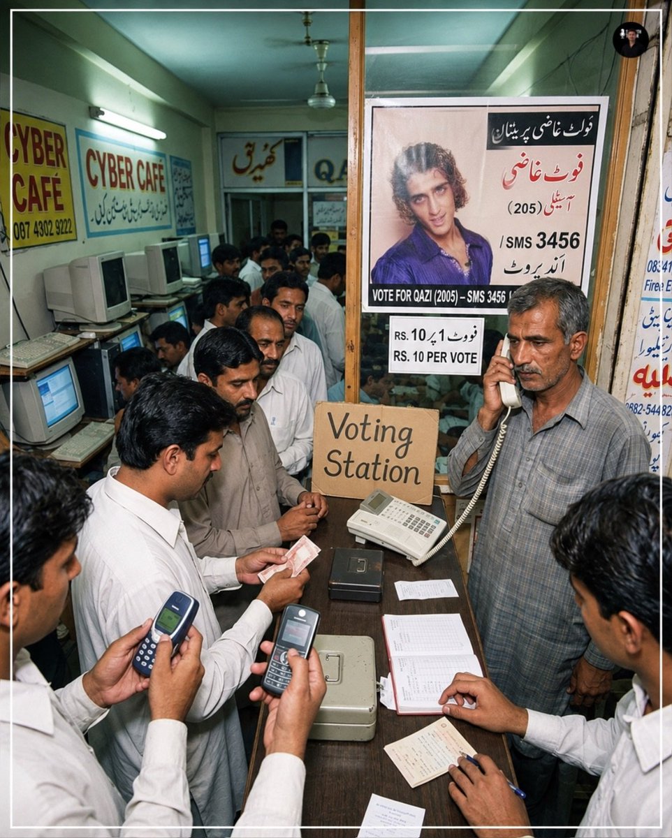 Lubna_Lah's tweet photo. They paid ₹4 a vote in a cyber café when the internet was still a luxury and Qazi was just a boy on a wall poster. That hunger did not come from PR. It came from people who had already chosen him once.

Twenty years later the house tried to shrink the same name. Tonight Salman Sir did not give a polite clap. He used Qazi as the rockstar example. Same fire. Different stage. The vote still knows where it belongs! 

Some roots are older than the season! 

QAZI THE ROCKSTAR OF BB20  

#QaziTouqeer #BiggBoss20 
@qazitouqeerr @HotstarReality @JioHotstar