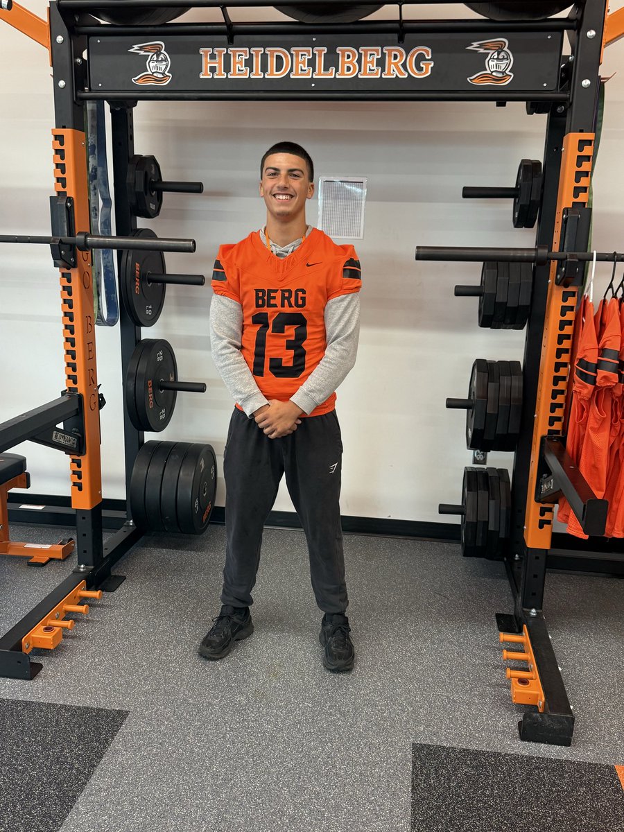 peytonarcher13's tweet photo. Had a great visit at Heidelberg today very thankful for the welcoming community, and staff! 
@LamphereRamsFB @TheD_Zone @DarylD20  @CoachDrewMunger https://t.co/8yTayWGYgk
