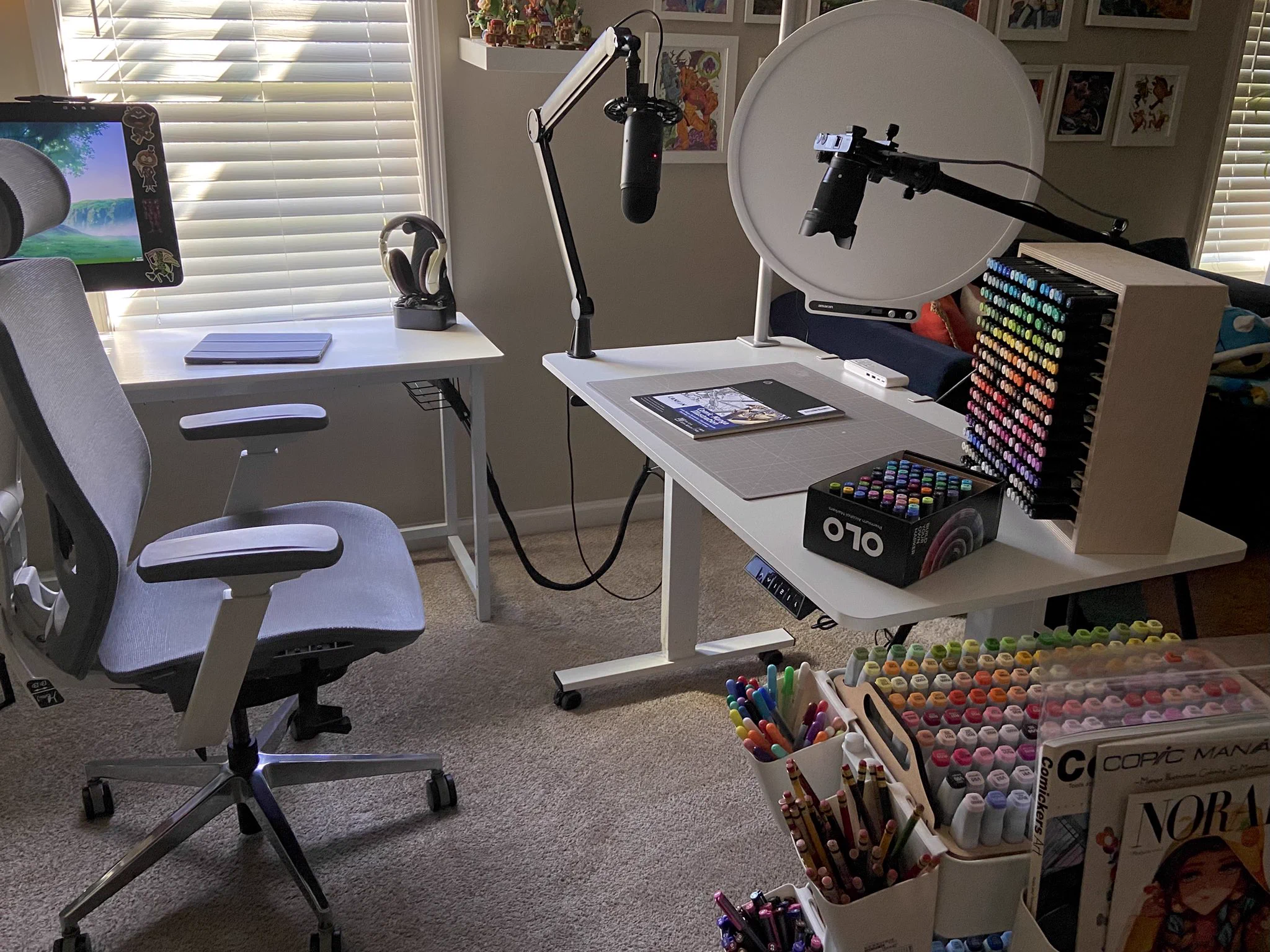 Finally figured out a convenient setup for streaming/recording ...