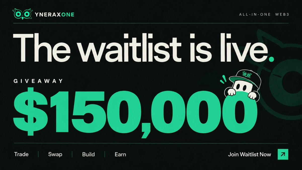 ItsRealAnand2's tweet photo. @yneraxone 🚨 YNERAX ONE IS LIVE!

$150K USDT + 4M $YNX 👀🔥

🏆 2K winners guaranteed
🎁 20K bonus winners get $5 USDT + $YNX

Google login → Complete tasks → Earn 🎯

Don’t sleep on this one 👀

🔗 https://t.co/hUg528ADtY

#Ynerax #YNX #Airdrop #Web3 https://t.co/bujN0JF40K