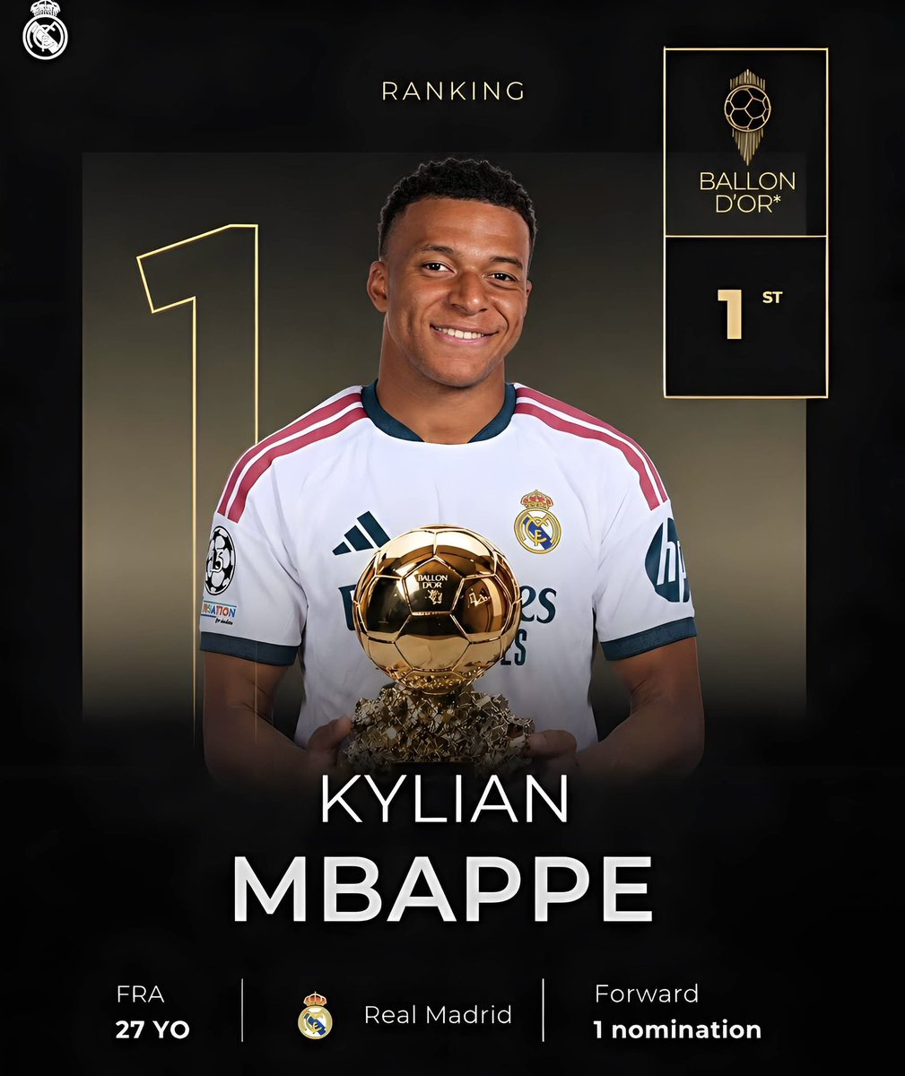 MbappesClear's tweet photo. I know my winner ✨ #MbappéBallonDor2026 https://t.co/YQRs0vIcck