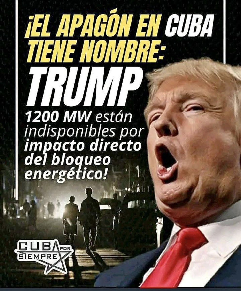 roberticopp's tweet photo. El apagón molesta, impide la vida normal del país, y  sabemos quien es el culpable directo de este genocidio. 
#TumbaElBloqueo 
#DeZurdaTeam https://t.co/Arup8D7use