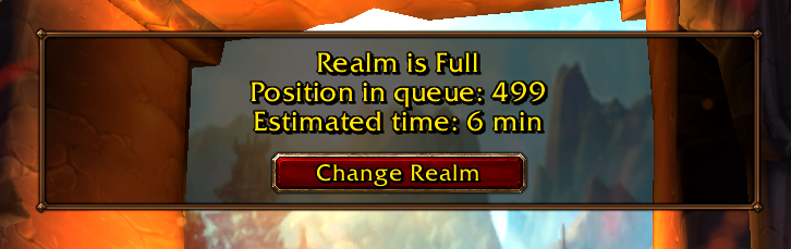 TheFeyheart's tweet photo. What a great feeling on a Saturday.

That 500+ people are as excited as I am to play the game.

#WoWForever #WoWClassic https://t.co/n8SNJuBba8