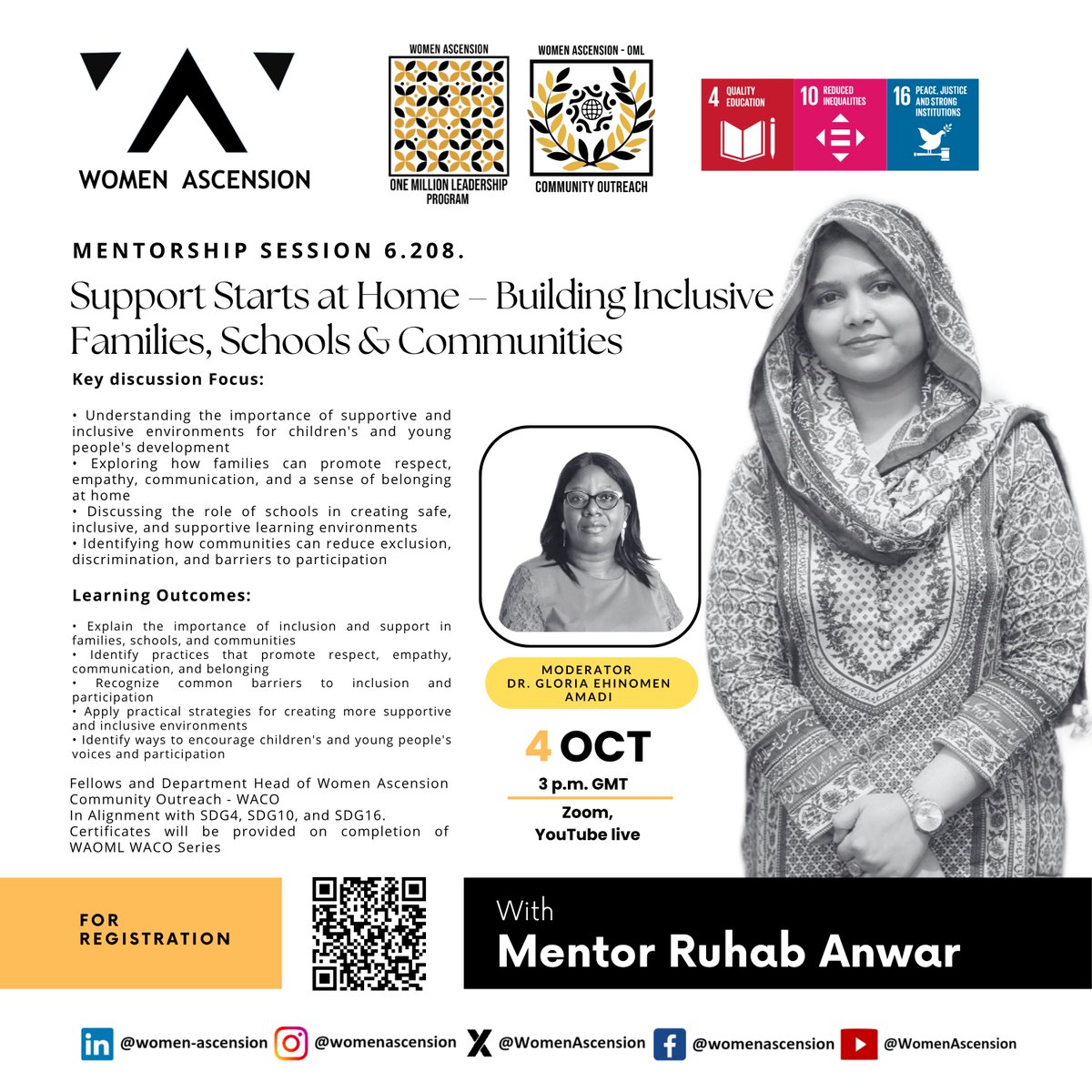 WomenAscension's tweet photo. #Women #Empower #InPower #Leadership #WomenAscensionLeadership2030
#WomenAscension #WACO #LeadershipForSustainability #UnitedForImpact #SDGs #Global https://t.co/RTsMzi6p11