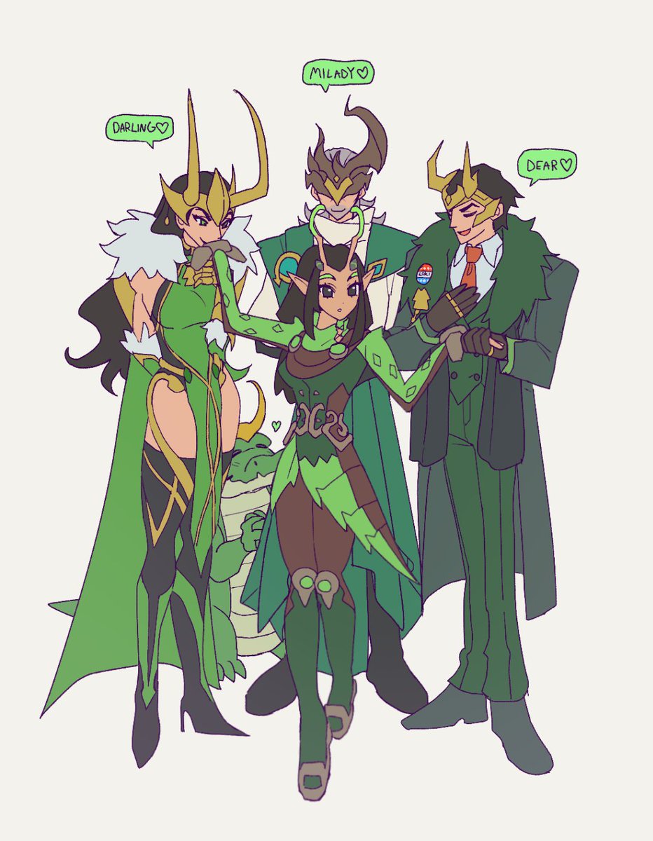 sgrimp_'s tweet photo. which is *my* Loki???  #marvelrivals #loki #mantis https://t.co/ImYqIFyVJq