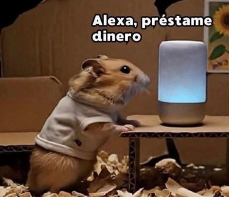 Pedrocayeyo's tweet photo. alexa prestame una feria te la pago el lunes https://t.co/FdA3oF33Vs