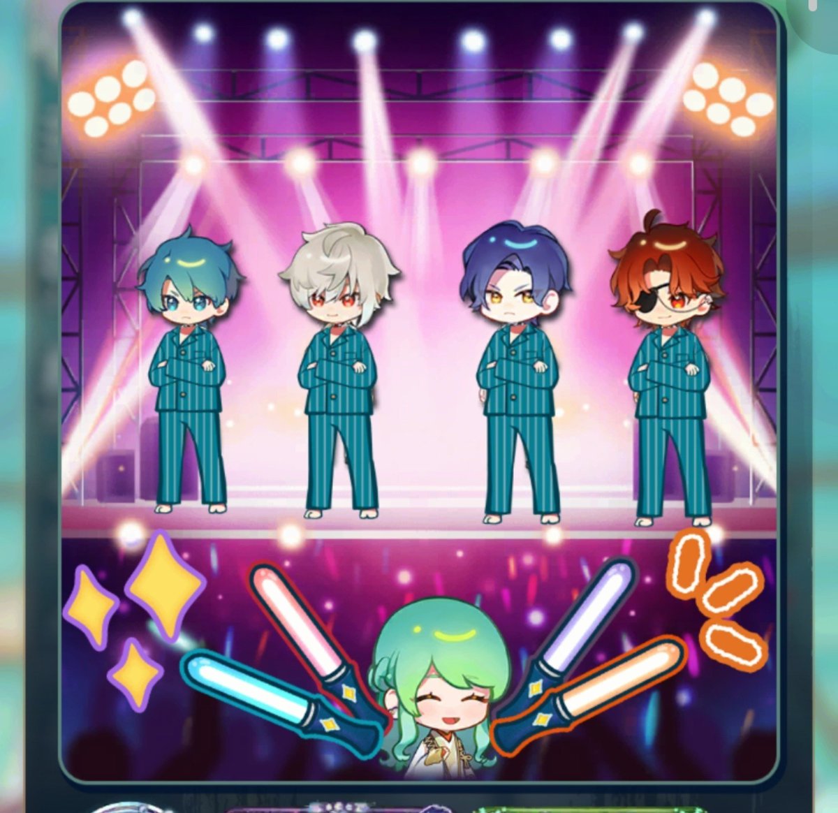 amefurasea0's tweet photo. こんな時間だから誰にも見つからず怒られまい…

こちらが弊龍宮のぱじゃまぱーてぃーず(つよい)です
メンバーは単純にぱじゃま重ねても違和感ない立ち姿のメンツを揃えただけなので特に深い意味は無い🤣 https://t.co/pAfoqRQUoU