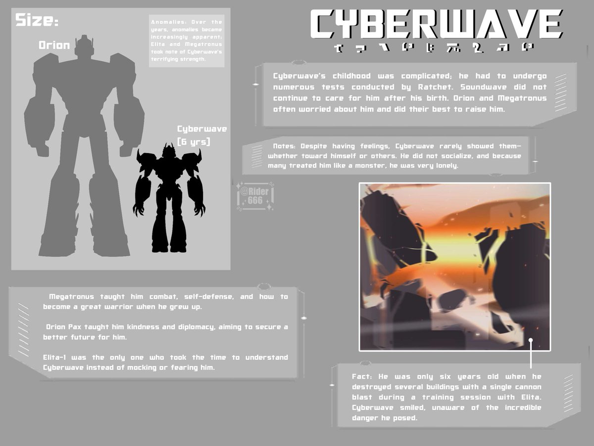 Megatron_666_'s tweet photo. New reference sheet and new design for my little baby 🫶🫶 (⚠️Design Inspired by @/ene_rg0n and @/oblivion_chan ⚠️) #tfp #transformers #robot #autobot #decepticons #oc https://t.co/k4jVkAZgAA