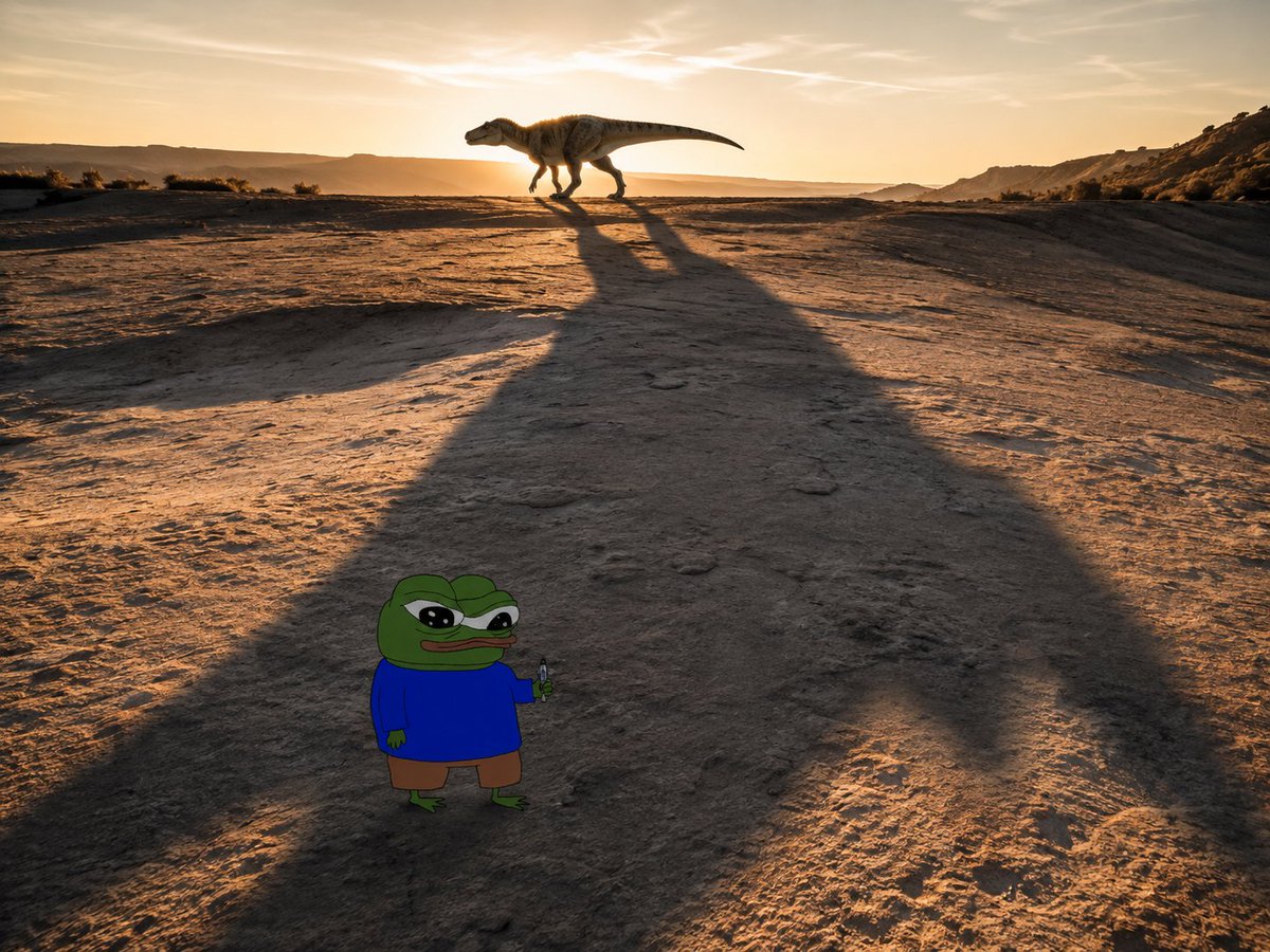 EXPOSSIVE's tweet photo. "THE SHADOW CHECKED IN BEFORE THE OWNER"πππ¦π
$PEPE #FREN #Cardano #Dinosaur https://t.co/qSmFqzHZ5y