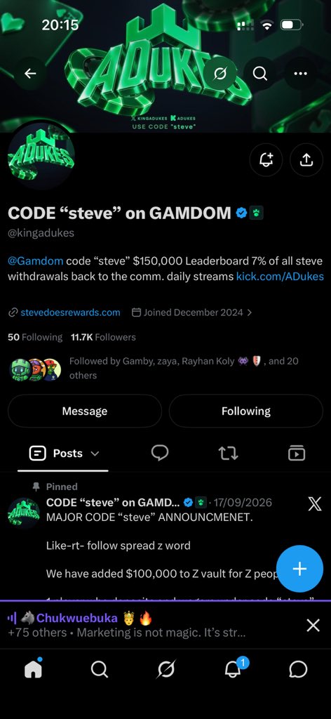 KE3LLLL's tweet photo. @stevewilldoit @SirGamby I want $5k to push my clothing business https://t.co/jXCJCN6eNB