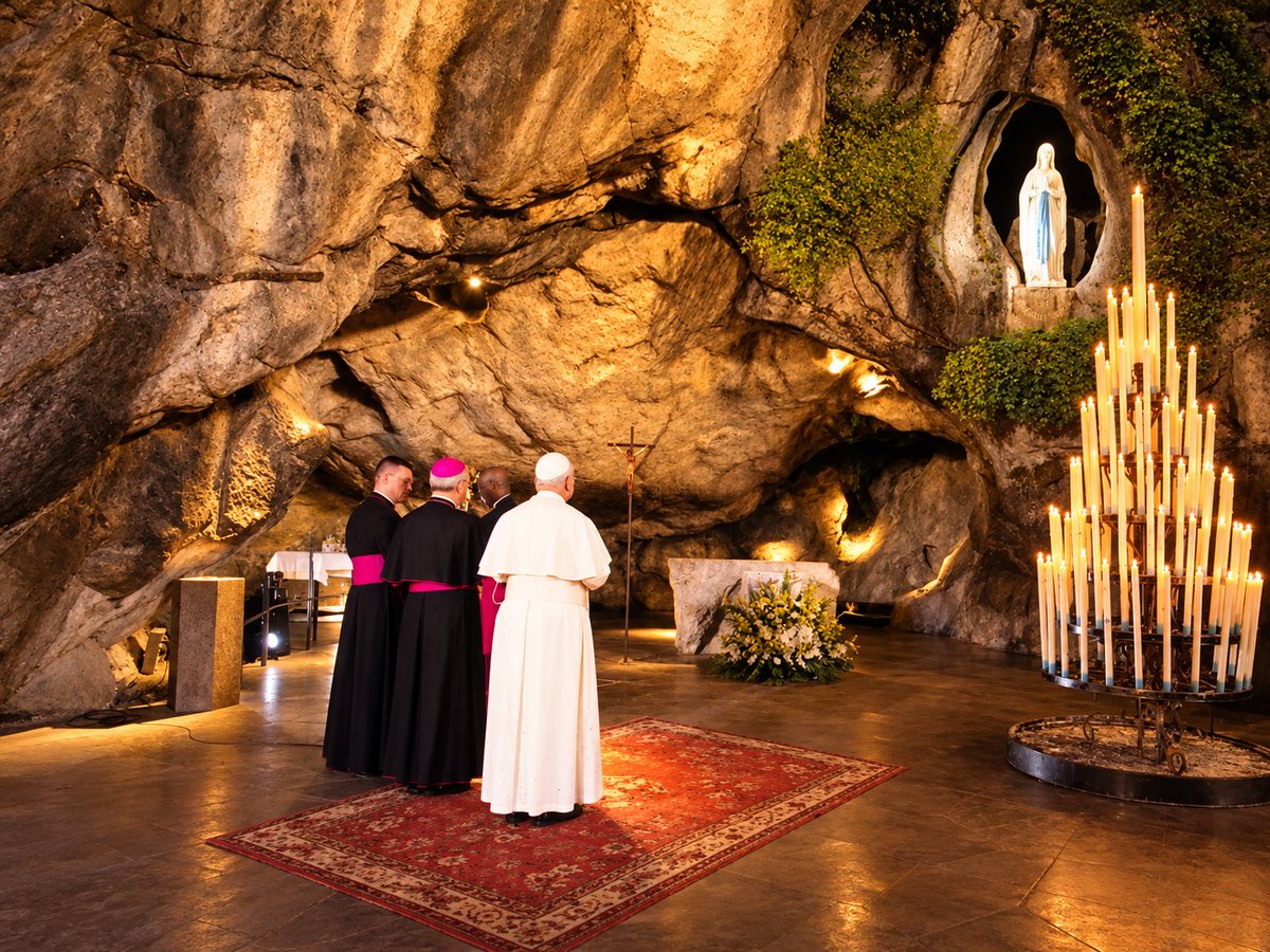 WokeAreDumb's tweet photo. 🇫🇷🙏 LOURDES : LE PAPE LÉON XIV CONFIE LA FRANCE À NOTRE-DAME
Le pape Léon XIV s’est recueilli à la grotte et a prononcé une prière à Notre-Dame de Lourdes, dans laquelle il à confié la France à la Vierge Marie.
Je vous partage ici la prière dans son intégralité. 🙏🇫🇷✝️❤️

« Ô Notre-Dame de Lourdes, l’Immaculée Conception, en ce lieu béni où tu as parlé, avec tant de douceur et de tendresse, à sainte Bernadette, humble fille du peuple de France pour délivrer au monde un lumineux message de prière, de conversion et d’espérance, nous accourons vers toi avec confiance. Puisque tu es la Mère que Jésus nous a donnée, et que tu es attentive à tous nos besoins.

Nous te prions, Notre-Dame, pour la France dont tu es la Patronne et que tu as durant tant de siècles entourée de ta protection. Obtiens pour son peuple le don de la concorde fraternelle. Qu’il construise une société harmonieuse, bannissant toute violence et toute haine, permettant à chacun de travailler, de fonder sa famille et d’accomplir sa vie jusqu’au bout dans la tranquillité et la sérénité. Que les plus malheureux et les plus pauvres soient toujours soutenus. Obtiens pour la France des dirigeants sages et généreux, prêts au sacrifice d’eux-mêmes, capables d’affronter les défis et voulant servir le bien commun. Qu’ils la gardent en paix dans le concert des nations. Qu’ils fassent entendre sa voix pour promouvoir la défense des droits humains fondamentaux, ainsi que la paix dans le monde, rejetant à jamais les logiques de guerre.

Sainte Vierge Marie, nous te présentons le Peuple de Dieu qui chemine en ce pays que tu as tant marqué de ta proximité. Renouvelle la foi et la ferveur des familles chrétiennes, si chères à ton cœur, pour qu’elles vivent au quotidien de la présence de Jésus, de sa grâce et de son soutien dans les difficultés qu’elles traversent.

Qu’elles soient généreusement ouvertes à la vie, et que Dieu suscite en elles des vocations, notamment sacerdotales et religieuses. Donne à ton Église en France, d’indiquer, notamment aux plus jeunes, la voie lumineuse de l’Évangile pour édifier une société juste et fraternelle à laquelle ils aspirent.

Enfin, Mère très aimante, nous te présentons nos intentions personnelles les plus pressantes, en particulier celles des personnes malades et souffrantes ainsi que de tous ceux qui les accompagnent, venus puiser la force et la guérison à la Source de Massabielle. Nous te confions nos proches et nos chers défunts. Retire, nous t’en prions, tous les obstacles qui nous séparent encore de ton Fils bien-aimé, et fais qu’Il règne en tous les cœurs.
Amen. »

🙏 Notre-Dame de Lourdes, veillez sur la France et sur tous ceux qui se confient à vous. 🇫🇷✝️❤️

Poke : Pascale Parvati 😉