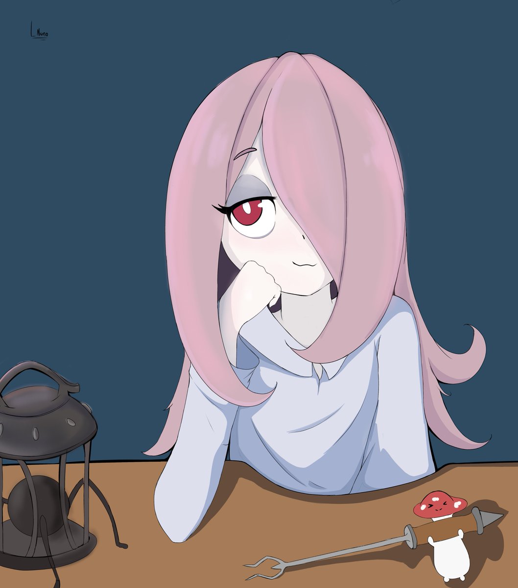 Lnano_ci's tweet photo. Sucy  feliz  
#LWA #LittleWitchAcademia #lwa_jp  #drawing #fanart https://t.co/La2T4vHXld