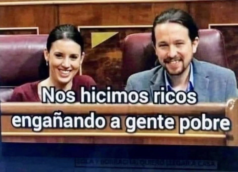 Leonafirme's tweet photo. @IreneMontero https://t.co/ZGer7otfH5