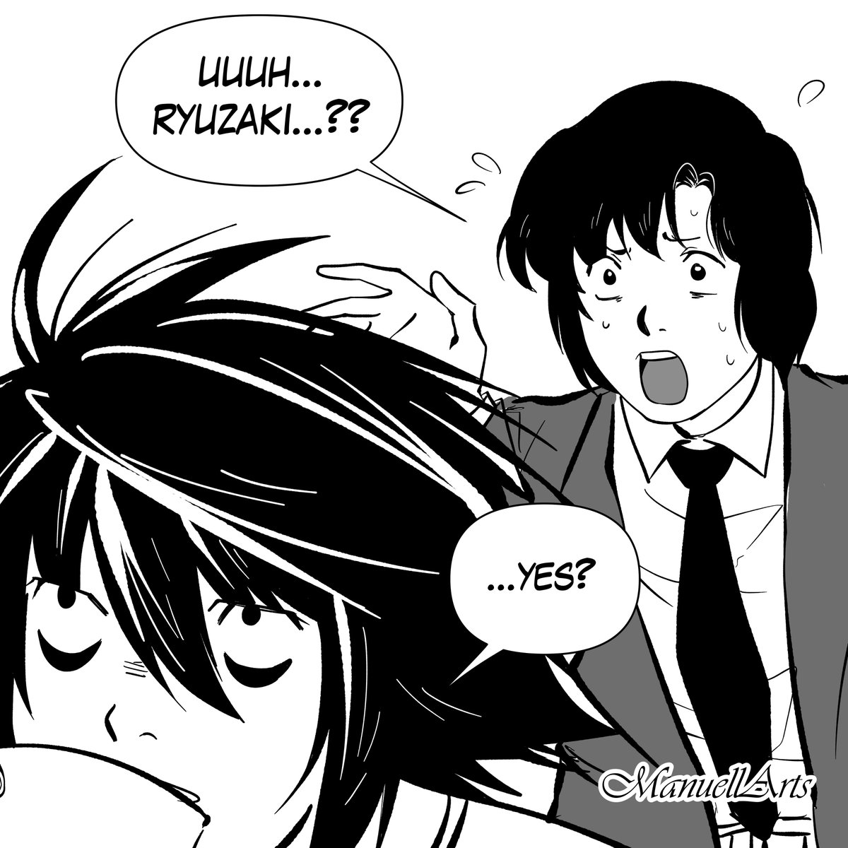 ManuellArts's tweet photo. Light shrunk !

#deathnote 

(1/4) https://t.co/SJXDXCv7ir