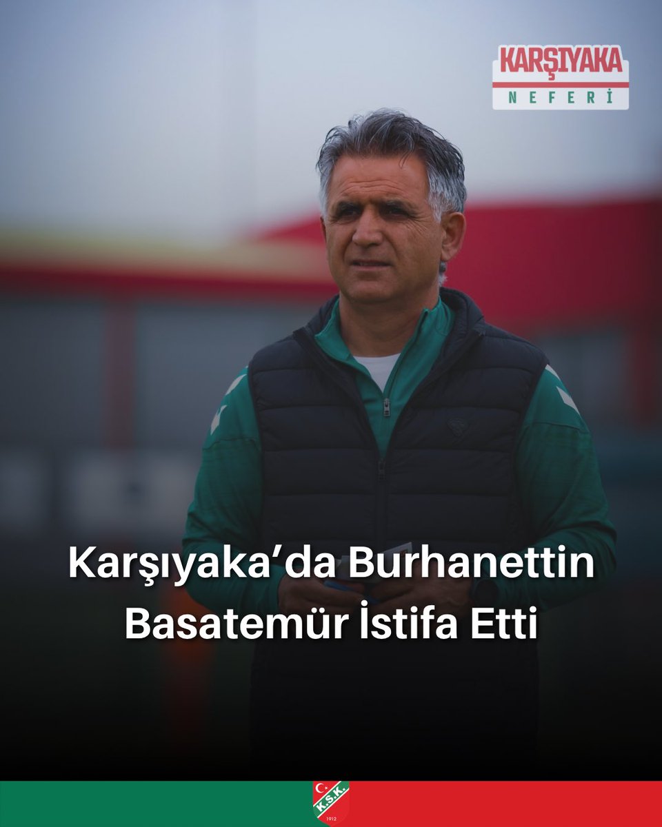 karsiyakaneferi's tweet photo. TFF 3. Lig 2. Grup’ta sezona istediği başlangıcı yapamayan Karşıyaka’da Teknik Direktör Burhanettin Basatemür, Gaziemirspor mağlubiyetinin ardından görevinden istifa etti.

Yeşil-kırmızılı ekip, Basatemür yönetiminde çıktığı 4 lig maçında 2 mağlubiyet ve 2 beraberlik alarak yalnızca 2 puan toplayabildi. Gaziemirspor karşılaşmasının ardından deneyimli teknik adam, ekibiyle birlikte görevinden ayrıldığını açıkladı.

Basatemür, istifa kararını şu sözlerle duyurdu:

“Bu şekilde oynadığımız bir maçın bu skorla sonuçlanmasının açıklanacak hiçbir tarafı yok. Konuşulacak da hiçbir tarafı yok. Gerçekten olmuyor demek ki. Oyuncularımızla beraber elimizden gelen tüm çabayı, gayreti göstermemize rağmen bu maçın bu şekilde sonuçlanması bizim bırakmamızı gerektiriyor. O yüzden ekibimizle beraber bu görevi bırakıyoruz.”