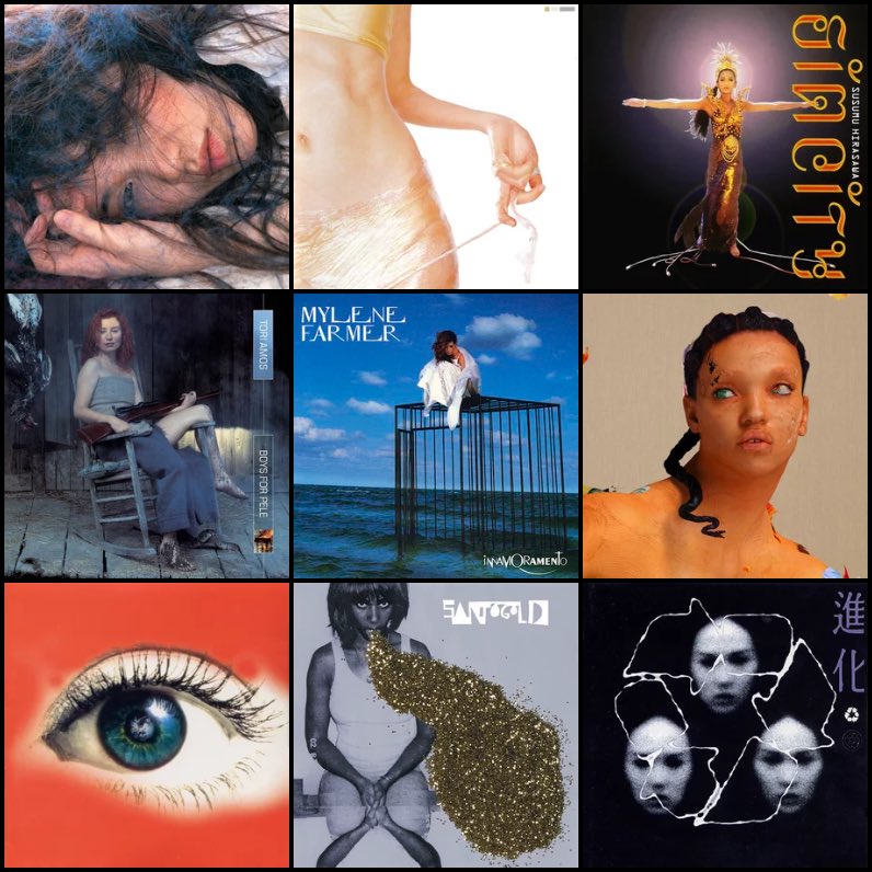 butterflyruben2's tweet photo. my fav genres and my fav albums from each of them:

- trip hop
- downtempo
- experimental/industrial hip hop
- art pop/experimental pop (call it whatever you want) https://t.co/3Mg5TLVL5J