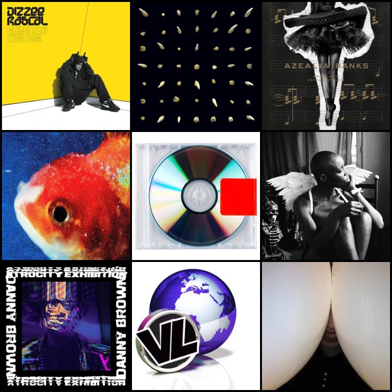 butterflyruben2's tweet photo. my fav genres and my fav albums from each of them:

- trip hop
- downtempo
- experimental/industrial hip hop
- art pop/experimental pop (call it whatever you want) https://t.co/3Mg5TLVL5J