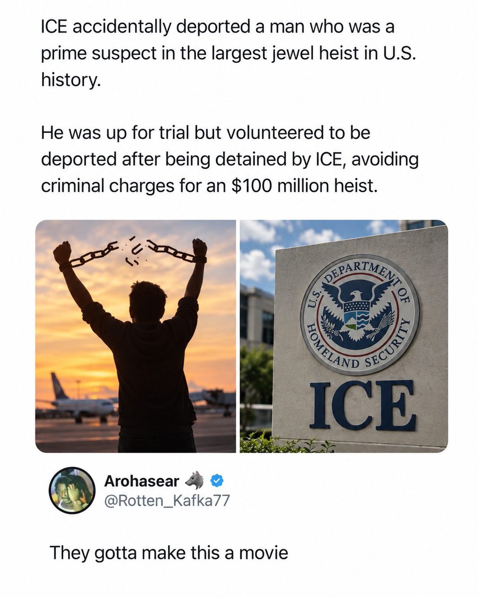 addisonmillero1's tweet photo. The plot twist wrote itself. In July 2022, thieves robbed a Brink’s truck at a Southern California truck stop, stealing jewelry worth about $100 million, including gold, diamonds, rubies, emeralds and luxury watches. Arrests followed years later, https://t.co/I6udoUgzcg
