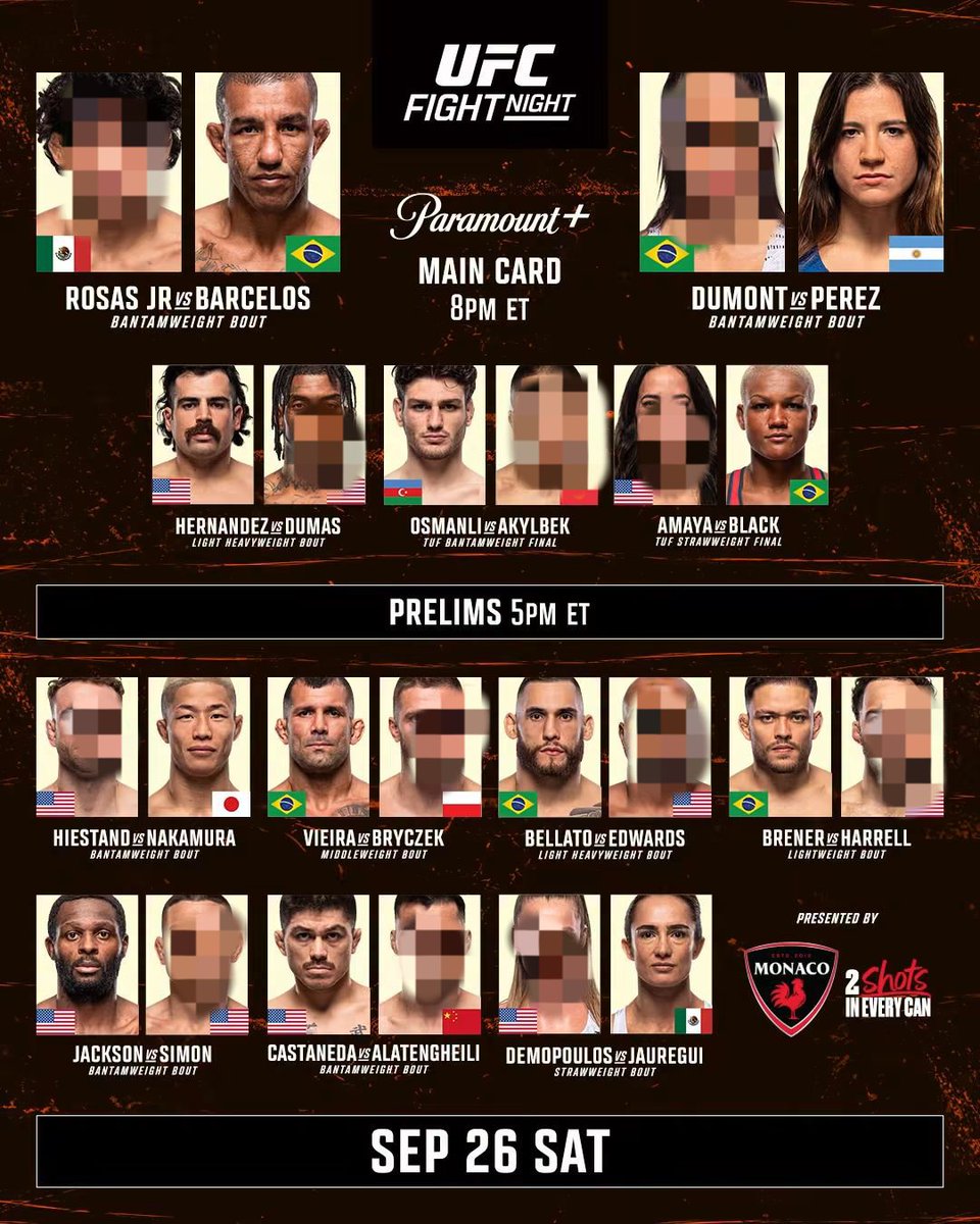 Tix1904's tweet photo. Palpites para hoje a noite #UFCFightNight https://t.co/iWTOZYqUgy