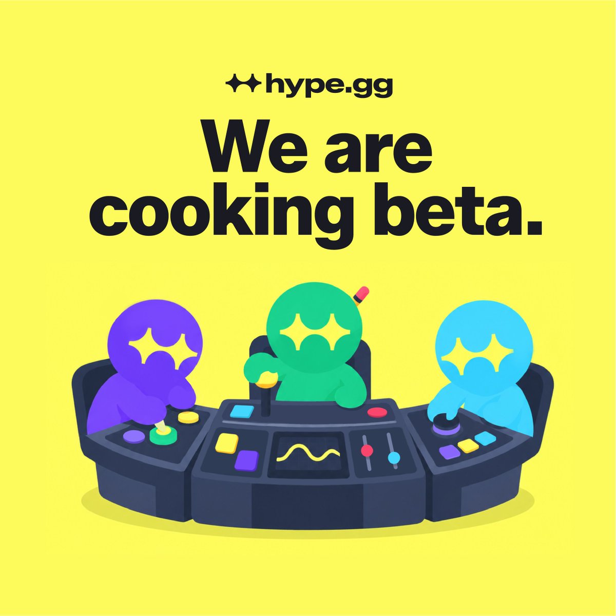 hypedotgg's tweet photo. Who's excited for the hype beta reveal? 

We'll be dispersing some codes in DM to anyone who interacts  🎁 

Soon, everyone will be able to enjoy professional grade trading terminals with low, transparent fees. All through the simplicity of your phone (or web!) 📲 https://t.co/wKUXduPJju