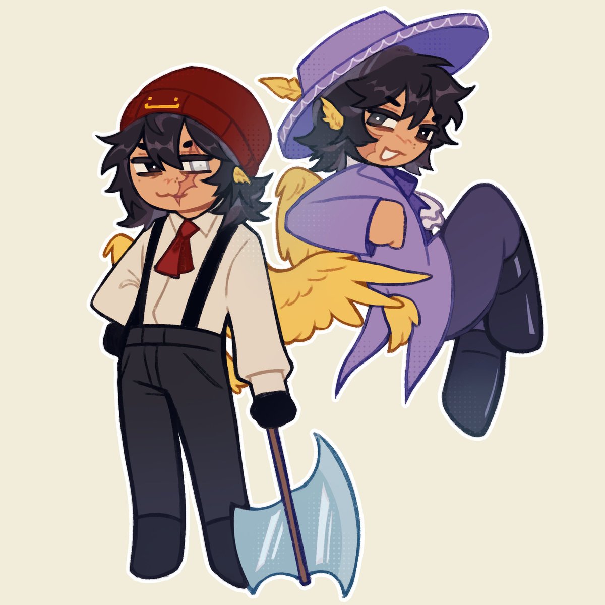 cookiejugz's tweet photo. Lowkey miss cQ and kQ a lot... 

#quackityfanart https://t.co/lnwsoZSWKO