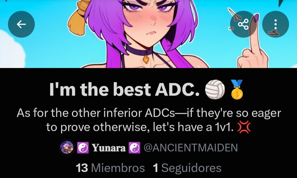 AfrxJinx's tweet photo. ᅠᅠᅠ
¿Quieres un 1𝘃𝘀1 para que Jinx
 le demuestre a 𝑷𝒖𝒕𝒂-𝒏𝒂𝒓𝒂  quien 
es la mejor ADC? 

Va a terminar suplicando que 
le dejé correrse 🤭🤣

ᅠᅠᅠ
ᅠᅠᅠᅠᅠ @ANCIENTMAIDEN
ᅠᅠᅠ
ᅠᅠᅠ https://t.co/O5SnMjt90N