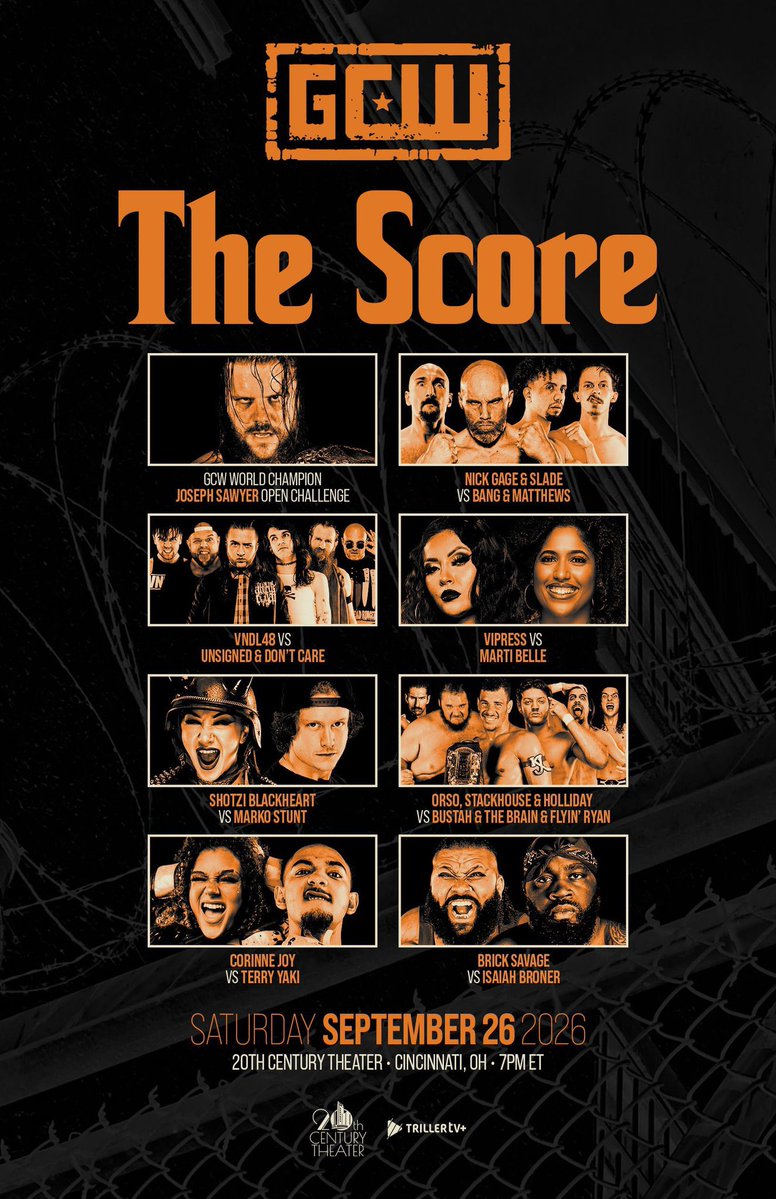 SJGoodVibes's tweet photo. I got a concert tonight that I forgot about π
but I will definitely be watching tomorrow, what matches are you all looking forward to tonight? #GCWScore https://t.co/3WudLnSQIq