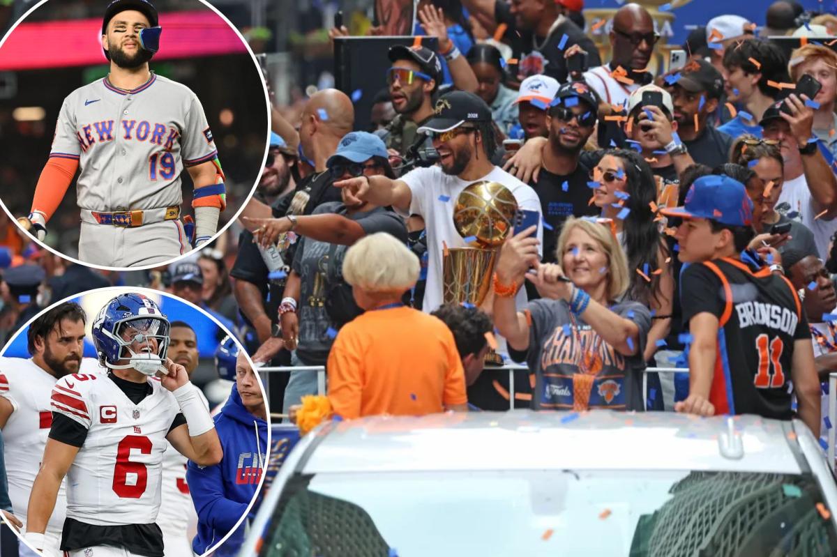 nypost's tweet photo. Reliving the Knicks' championship can lessen sting of New York sports' current woes https://t.co/tOLpvhAhHJ https://t.co/Z2viqn5Vjq