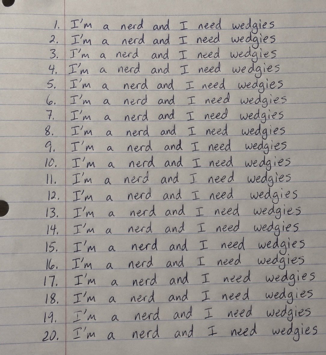 NerdBullied's tweet photo. I’m a nerd and I need wedgies 😵‍💫 https://t.co/WEZGeIfj78
