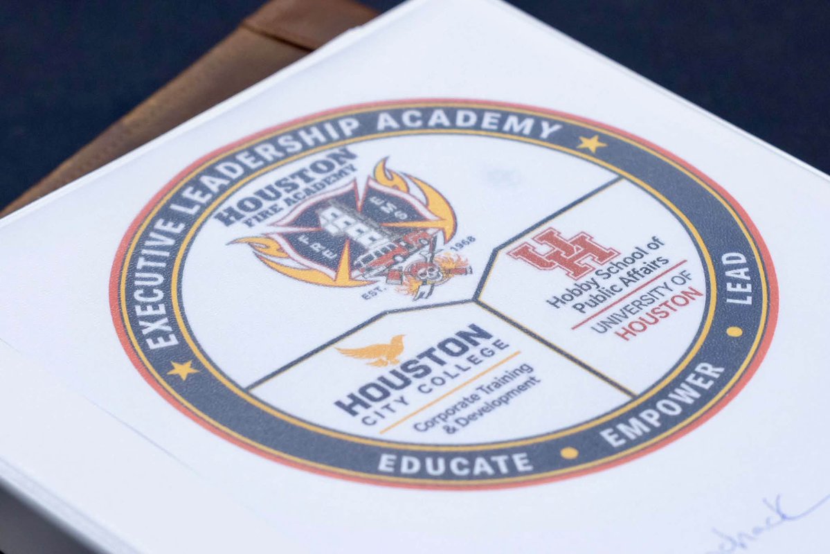 HoustonFire's tweet photo. The HFD Executive Leadership Academy, which wrapped up its first week, marks the first Executive Leadership Academy in HFD history and only the second program of its kind in the nation, following the New York City Fire Department (FDNY). https://t.co/7xcmAsYdIU