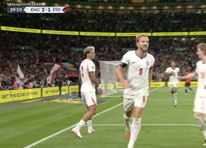 TouchlineX's tweet photo. 2-1 England.

GOOOOOOOOOOOOAAAAAAAAAAAAAAALLLLLLLL HARRY KANE !!!!!!!!!!!!!!!!!!!!!!!!!!!!!! HARRY KANE !!!!!!!!!!!!!!!!!!!!!!!!!!!!!!! GOAL GOAL GOAL GOAL !!!!!!!!!!!!!!!! HIS HEADER TAKES A DEFLECTION AND GOES IN !!!!!!!!!!!!!!!!!!!!!!!!! ENGLAND TAKE THE LEAD !!!!!!!! 🔥🔥🔥 https://t.co/VPkK1ENkvK