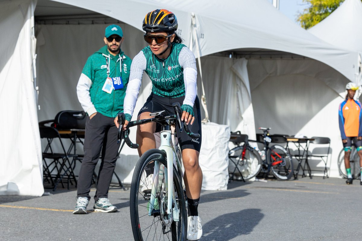 Saudi_Cycling's tweet photo. مشاعل الحازمي.. تستعد لظهورها العالمي الثاني 🇸🇦🚴🏻‍♀️

 #Montréal2026 #SaudiCycling https://t.co/Zee5N35Gv0