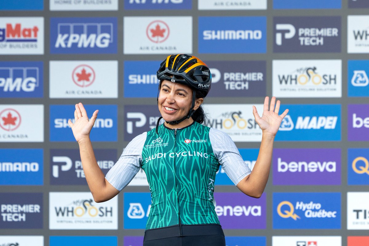 Saudi_Cycling's tweet photo. مشاعل الحازمي.. تستعد لظهورها العالمي الثاني 🇸🇦🚴🏻‍♀️

 #Montréal2026 #SaudiCycling https://t.co/Zee5N35Gv0