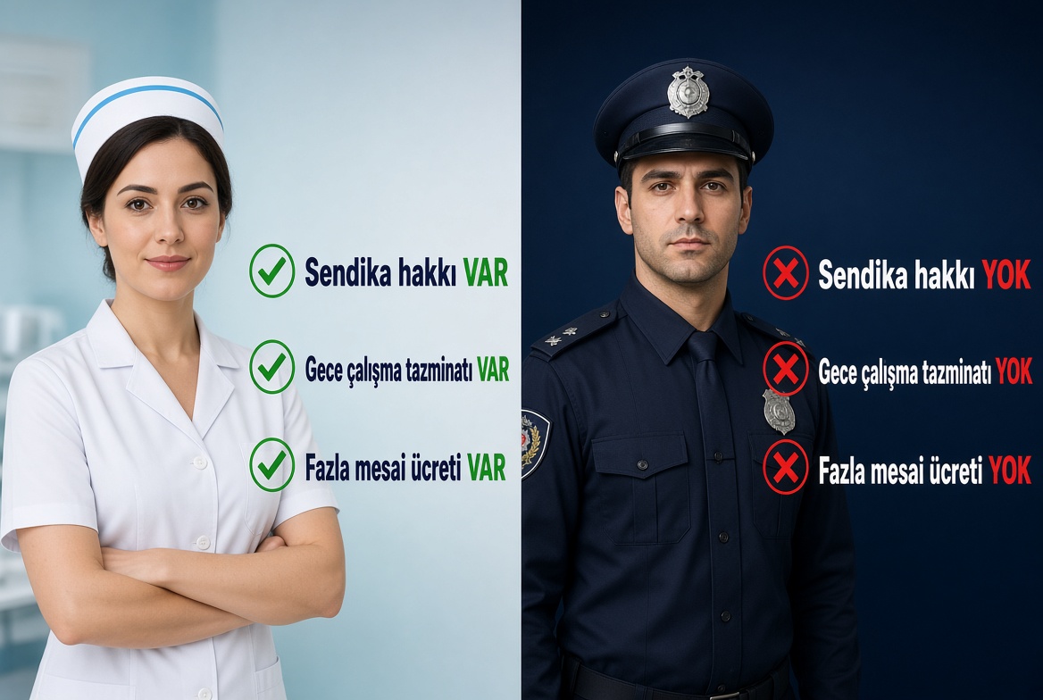 polissorunlar's tweet photo. Resimde ki 3 farkı buldunuz mu ?
#Polis herkeste olan kendinde olmayan hakkı istiyor.
Polisin sorunu ortada çözümü şart https://t.co/yftj8kTKKd