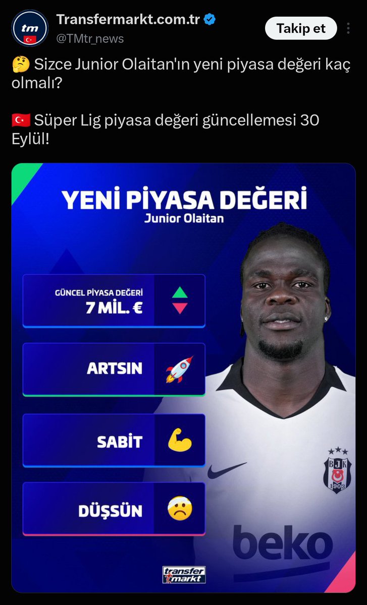 bilalefe_erol's tweet photo. TRANSFERMARKT TR ÖZETİ ALLAH HEPİNİZİN BELASINI VERSİN. https://t.co/tc5mI0vRN7