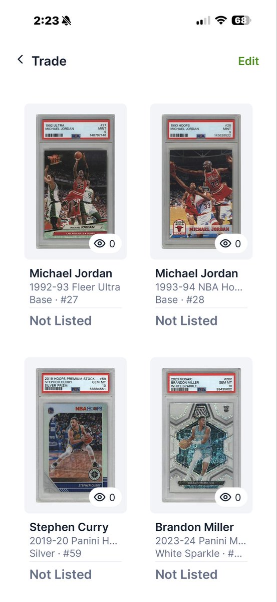 DP7Daily's tweet photo. @CardPurchaser Nobody replies to trades on arena club so I’ll try posting here… Looking for mavs stuff. (Coop, Dirk, Luka, Kyrie) If anyone wants to trade just dm me. Photos are of my showroom. #arenaclub https://t.co/iWubJxbWde