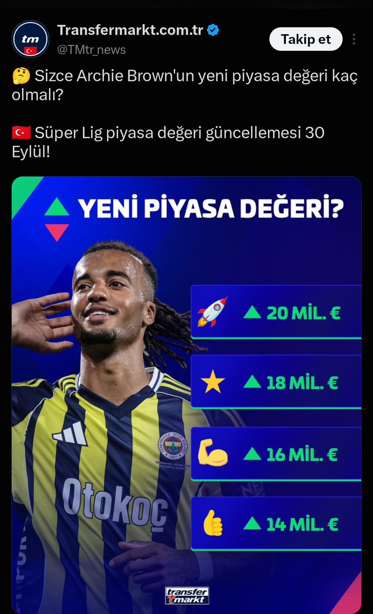 bilalefe_erol's tweet photo. TRANSFERMARKT TR ÖZETİ ALLAH HEPİNİZİN BELASINI VERSİN. https://t.co/tc5mI0vRN7